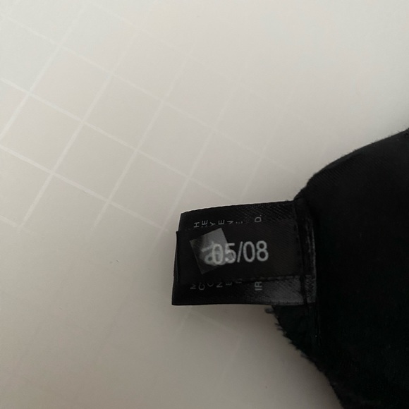 Express Design Studio women’s collar top button down black short puff sleeves M - Picture 10 of 14